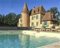 Enjoy a glass of wine at Chateau Beau Village; Dordogne; France