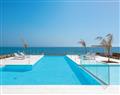 Enjoy a glass of wine at Villa Seashore; Kolymbia; Rhodes