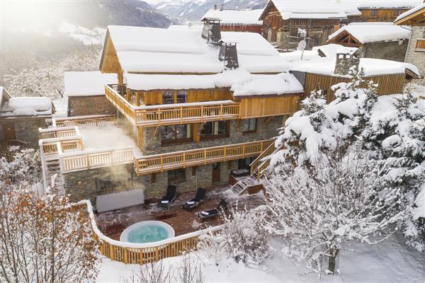 Chalet Island in Les Allues, France