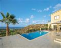 Enjoy a glass of wine at Villa Blue Jadeite; Coral Bay; Cyprus