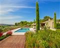 Enjoy a glass of wine at Villa Romarin; Provence-Alpes; France