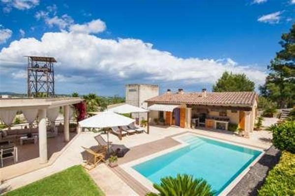 Villa Sa Mina De San Cayetano In Selva Mallorca Sleeps 6